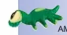 Creature, complete: alien with 8 legs with tail & 1 eye, non-poseable