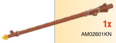 Ship: mast, small in Brown, Dark