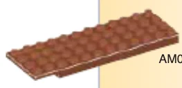 Brick 4 x 12 splintered, two-thirds-height