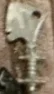 Weapon, Melee: cleaver, heavy with skull ricasso in Silver (Metallic)