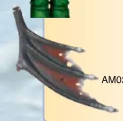Body part: sea dragon's wing, right, slightly tattered