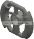 Wheel, Steering: small type 01 in Gray, Dark (Metallic)