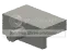 Wheel, Steering: small type 01, mounting plate in Gray, Light