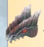 Body part: sea dragon's head, top
