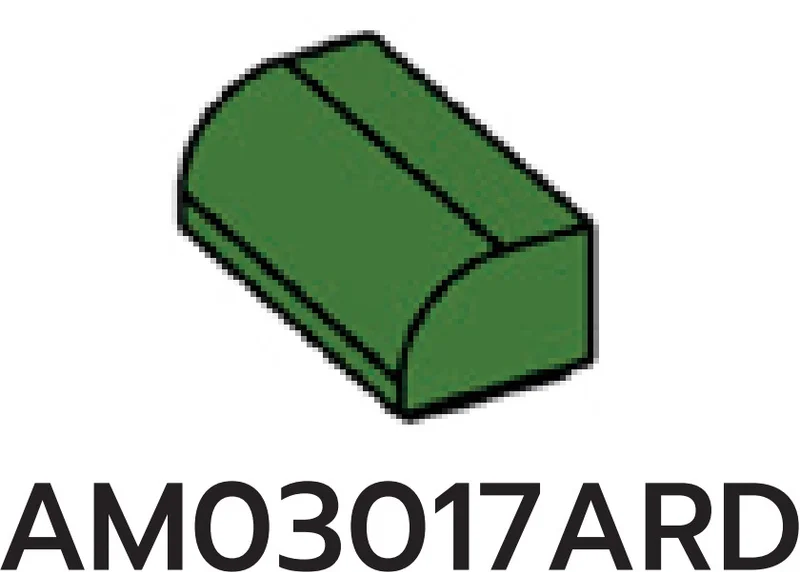 Slope 1 x 2 2/3 wl Half-Curved Top
