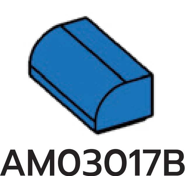 Slope 1 x 2 2/3 wl Half-Curved Top