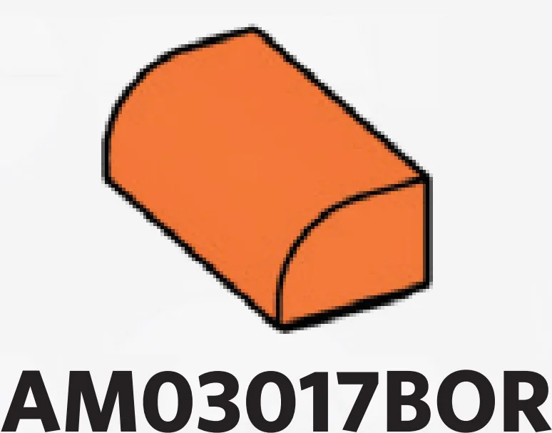 Slope 1 x 2 2/3 wl Half-Curved Top