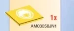 Tile 4 x 4 - Yellow w/ Printed Lion Head in Yellow