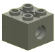 Brick 2 x 1.33 x 2 with sockets in Blue