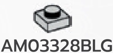 Plate 1 x 1 - Type 03 in Gray, Dull