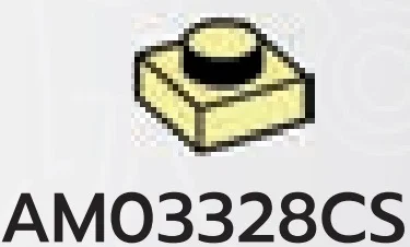 Plate 1 x 1 - Type 03 in Yellow, Pastel