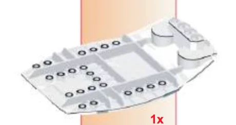Vehicle body: Command Ops tank, turret base