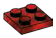 Plate 2 x 2 in Red (Camo)