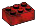 Brick 2 x 3 in Red (Camo)