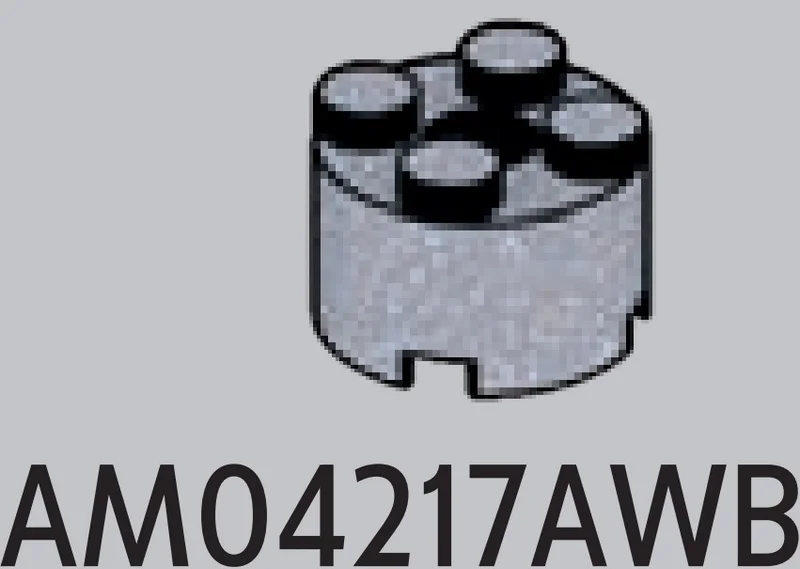 Brick Round 2 x 2  with hole
