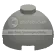 Brick 2 x 2 round dome in Gray, Dark (Metallic)