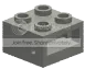 Brick 2 x 2 with slot for ball joint in White