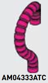 Connector: hose, segmented in Pink, Barbie