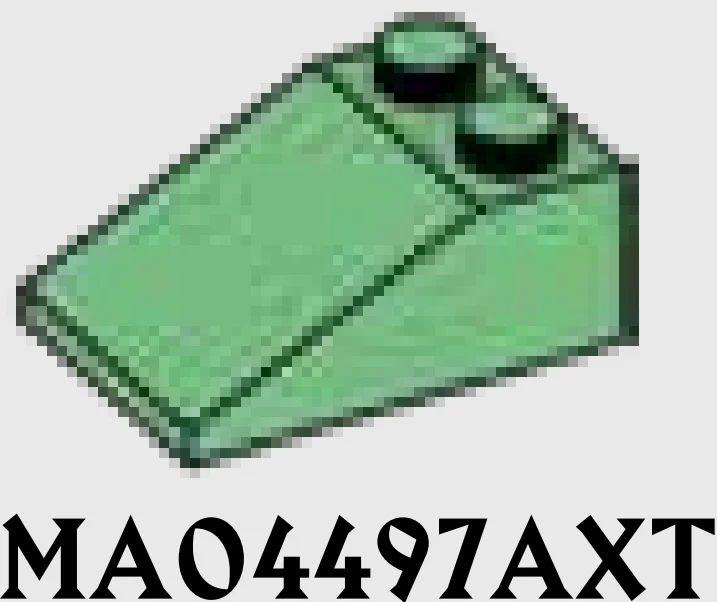 Slope brick 33 2 x 3 in Green, Vertigris (Sand Green)