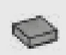 Tile 1 x 1 in Gray, Light Camo (Metallic)