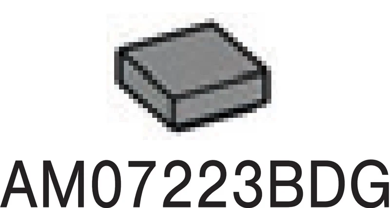 Tile 1 x 1 in Gray, Dark (Flake)