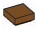 Tile 1 x 1 in Brown, Rich