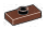 Plate Modified 1 x 2 with one stud, center in Brown, Reddish