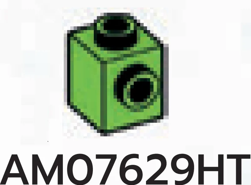 Brick Modified 1 x 1 w/ Stud on 1 Side & Open Top & Back