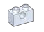 Brick 1 x 2 with hole in White