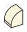Slope Brick 1 x 1 with half-curved top