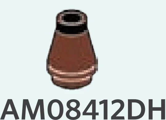Cone 1 x 1 with open top in Brown