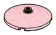 Brick Round 4 x 4 Dome two-thirds-height with stud