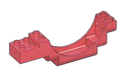 Arch 2 x 3 x 11, housing for helicopter tail rotor, bottom