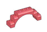 Arch 2 x 3 x 8, housing for helicopter tail rotor, top in Red