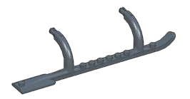 Vehicle body: helicopter landing skid, right in Black