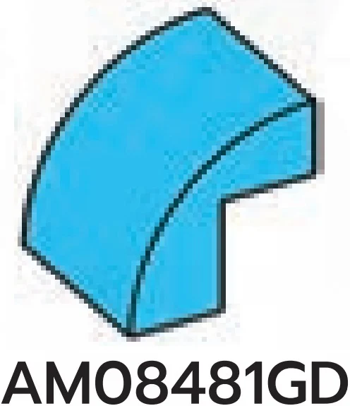 Slope 2 x 2 x 2 with half-curved top