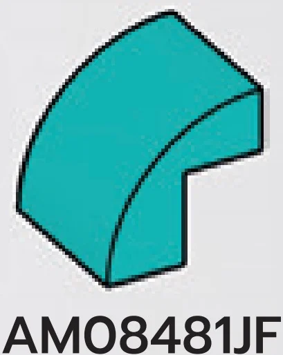 Slope 2 x 2 x 2 with half-curved top