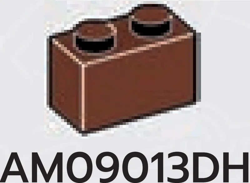 Brick 1 x 2 in Brown