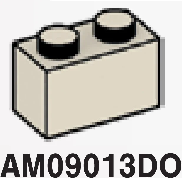 Brick 1 x 2 in Gray