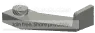 Plate 1 x 1 with airfoil, left in Gray, Dull