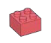 Brick 2 x 2 in Red