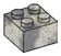 Brick 2 x 2 in Gray, Light (Camo)