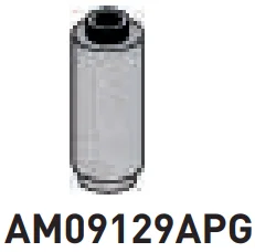 Brick Round 1 x 2 x 1 in Gray, Steel