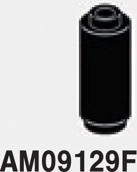 Brick Round 1 x 2 x 1 in Black