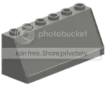 Windscreen 6 x 2 x 2 with slightly recessed face in Gray, Dark (Translucent)