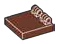 Hinge tile 2 x 2 with 4 fingers in Brown, Reddish