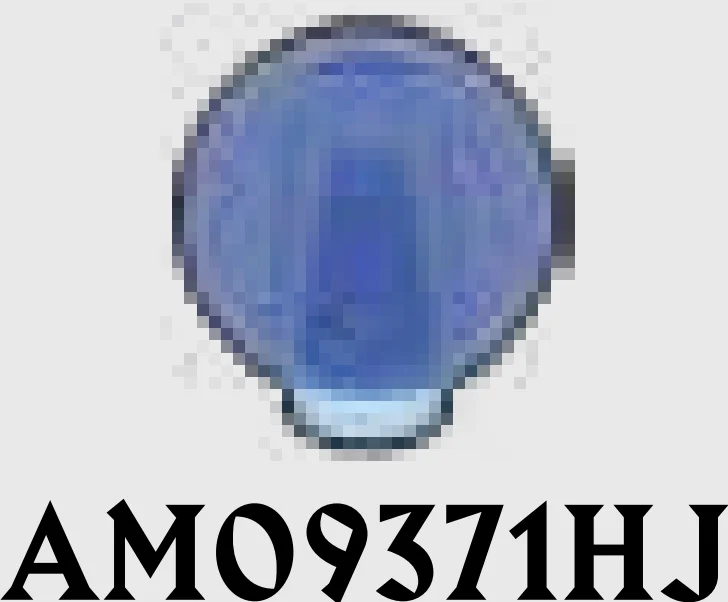 Fixture: ball 3 x 3 x 3 on 1 x 1 round plate in Blue, Cyan (Translucent)