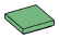 Tile 2 x 2 in Green, Vertigris (Sand Green)