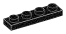 Plate 1 x 4 in Black (Metallic)