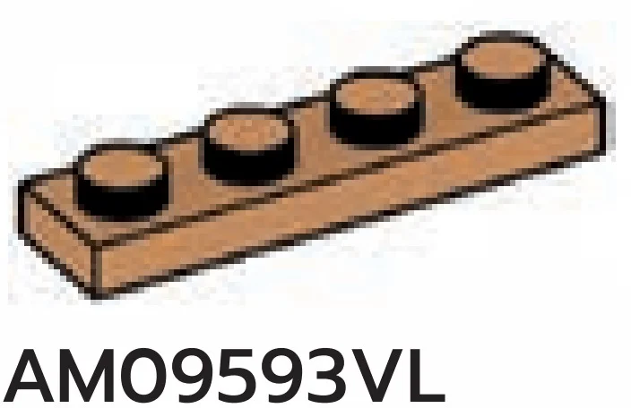 Plate 1 x 4